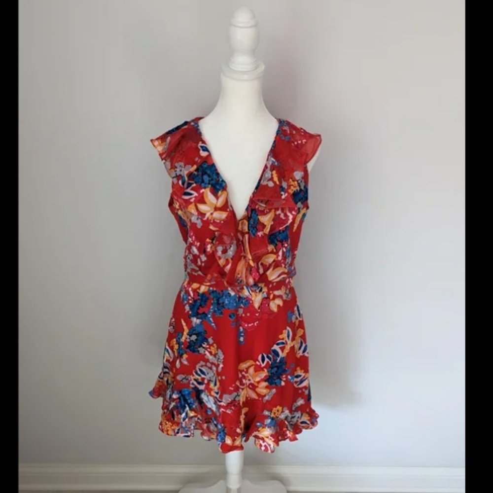 Silk Dress in Coral Begonia